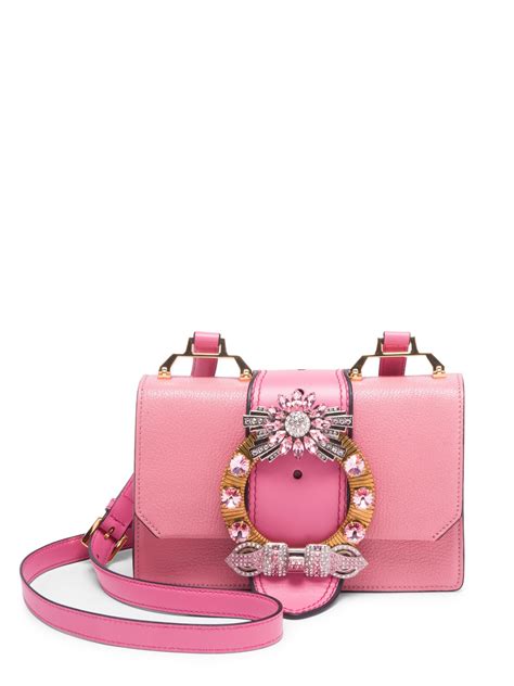 miu miu small sling bag|designer handbags saks miu.